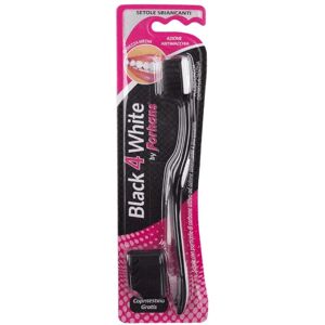 Spazzolino Black 4 White con carbone attivo - Pulizia profonda Spazzolino Black 4 White con carbone attivo - Pulizia profonda