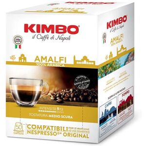 Kimbo Amalfi - Capsules Arabica - Café Italien - 50 pcs - Publicité Kimbo Amalfi - Capsules Arabica - Café Italien - 50 pcs - Publicité