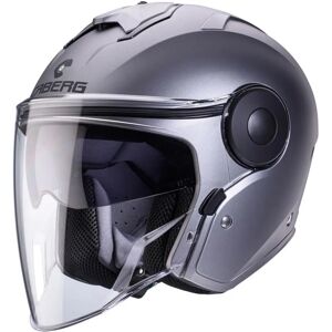 Casque Jet Soho de Caberg - Mat Gun Métallique - ECE 22.06 - Publicité Casque Jet Soho de Caberg - Mat Gun Métallique - ECE 22.06 - Publicité
