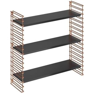 Estante de Pared METALTEX Tomado - Ajustable, Cobre y Negro, Fácil de Instalar Estante de Pared METALTEX Tomado - Ajustable, Cobre y Negro, Fácil de Instalar