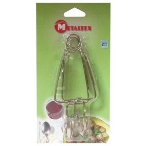 Metaltex 2 Pinces à Escargots - 16cm Chromées Metaltex 2 Pinces à Escargots - 16cm Chromées