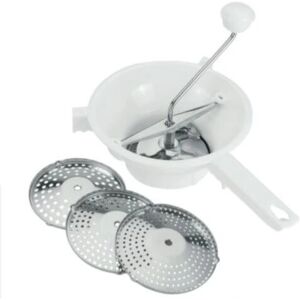 Metaltex Presse-purée - 24cm, 3 Lames, Blanc - Presse-purée - Publicité Metaltex Presse-purée - 24cm, 3 Lames, Blanc - Presse-purée - Publicité