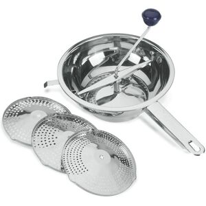 Metaltex 24cm Rostfritt stål grönsaksstötare med 3 skivor Metaltex 24cm Rostfritt stål grönsaksstötare med 3 skivor