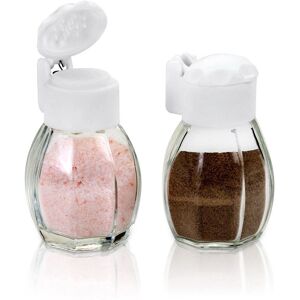Metaltex Sůl a pepř set - 40ml průhledné sklo Metaltex Sůl a pepř set - 40ml průhledné sklo