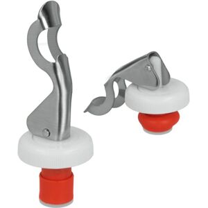 Ensemble Metaltex de 2 prises et prises - Acier inoxydable Ensemble Metaltex de 2 prises et prises - Acier inoxydable