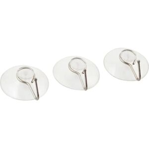 Metaltex Rozsdamentes acél szívókampók - 3 darabos készlet Metaltex Rozsdamentes acél szívókampók - 3 darabos készlet