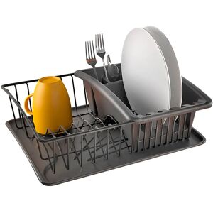 Metaltex Aquatex Plus Dish Drainer - Black Metaltex Aquatex Plus Dish Drainer - Black