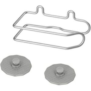 Metaltex Toilet Paper Dispenser - Silver-Frost - 15x9x8 cm Metaltex Toilet Paper Dispenser - Silver-Frost - 15x9x8 cm