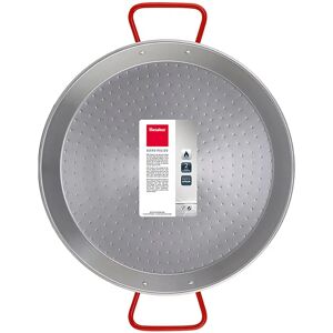 Metaltex 34cm Polished Steel Paella Pan - 6 Servings Metaltex 34cm Polished Steel Paella Pan - 6 Servings