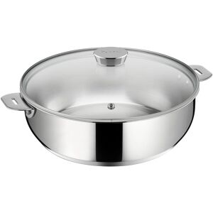Poêle 24cm avec Couvercle - Salvaspazio+ en Inox - Publicité Poêle 24cm avec Couvercle - Salvaspazio+ en Inox - Publicité