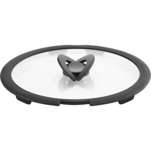 Lagostina Ingenio Koekenpan Deksel - Zwart, Transparant, 24cm - Koekenpan Deksel Lagostina Ingenio Koekenpan Deksel - Zwart, Transparant, 24cm - Koekenpan Deksel