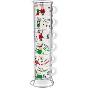 Bialetti L'Omino Italiano - Espressotassen-Set - Kaffe Bialetti L'Omino Italiano - Espressotassen-Set - Kaffe