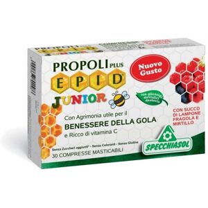 Specchiasol Propoli Plus Epid Junior Lampone/Fragola/Mirtillo - Integratore Alimentare Specchiasol Propoli Plus Epid Junior Lampone/Fragola/Mirtillo - Integratore Alimentare