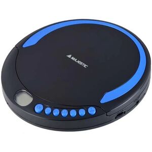 Lecteur CD portable Majestic DM-1550 - MP3, WMA, Anti-choc, LCD, 3,5mm Lecteur CD portable Majestic DM-1550 - MP3, WMA, Anti-choc, LCD, 3,5mm