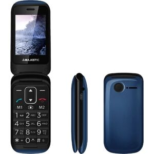 Téléphone Senior Sileno 50R Bleu de Majestic - Écrans Doubles, 2.4", Caméra 1.3 MP - Publicité Téléphone Senior Sileno 50R Bleu de Majestic - Écrans Doubles, 2.4", Caméra 1.3 MP - Publicité