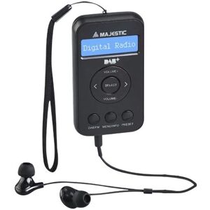 Radios portátil digital DAB Majestic RT-196 - Negro Radios portátil digital DAB Majestic RT-196 - Negro