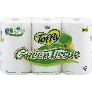Toffly GreenTissue Carta Igienica 3 Veli - Carta Igienica Toffly GreenTissue Carta Igienica 3 Veli - Carta Igienica
