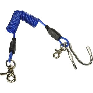 Seacsub Double Hook Clip - Stainless Steel Spiral Cord Seacsub Double Hook Clip - Stainless Steel Spiral Cord