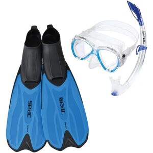 Ensemble de Snorkeling Seac - Bleu - Masque en verre résistant - 7-13 ans Ensemble de Snorkeling Seac - Bleu - Masque en verre résistant - 7-13 ans