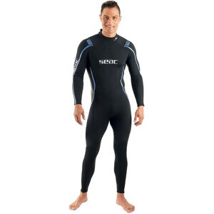 Seac UltraStretch 3mm Duikpak - Zwart/Blauw - S Seac UltraStretch 3mm Duikpak - Zwart/Blauw - S