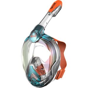 Seac Magica Junior - Maschera di snorkeling - Trasparente/Azzurro - 180° Vista Seac Magica Junior - Maschera di snorkeling - Trasparente/Azzurro - 180° Vista