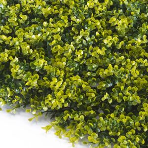 Panneau Mur Buxus Artificiel - Modulaire, Vert - Publicité Panneau Mur Buxus Artificiel - Modulaire, Vert - Publicité