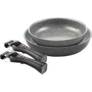 Ballarini Sæt med 2 stegepander - Grå - Stegepandesæt Ballarini Sæt med 2 stegepander - Grå - Stegepandesæt