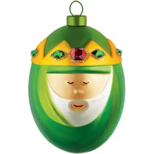 Alessi Melchiorre Christmas Ornament - Hand-blown glass, Three Wise Men, Festive decor Alessi Melchiorre Christmas Ornament - Hand-blown glass, Three Wise Men, Festive decor
