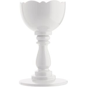 Alessi Egg Cup and Spoon Set - Designer Marcel Wanders - White Alessi Egg Cup and Spoon Set - Designer Marcel Wanders - White