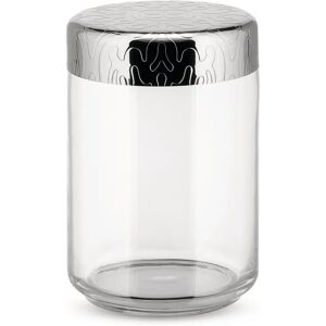 Recipient din sticlă Alessi MW21/75 - Capac etanș din oțel inoxidabil - Design italian elegant Recipient din sticlă Alessi MW21/75 - Capac etanș din oțel inoxidabil - Design italian elegant