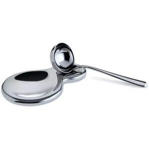 Alessi T-1000 Stainless Steel Spoon Rest - Spoon holder Alessi T-1000 Stainless Steel Spoon Rest - Spoon holder