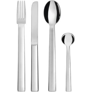 Juego de Cubiertos de Acero Inoxidable Alessi JH01S24 - Diseñado por Josef Hoffmann Juego de Cubiertos de Acero Inoxidable Alessi JH01S24 - Diseñado por Josef Hoffmann