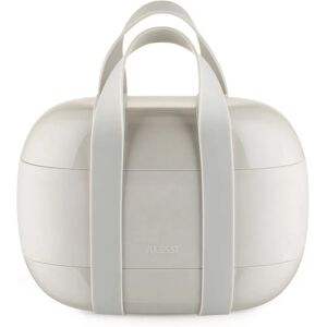 Alessi SA02G Grey Lunch Box - Thermoplastic 3-Partition Food Container Alessi SA02G Grey Lunch Box - Thermoplastic 3-Partition Food Container