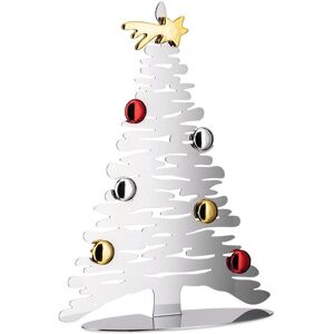 Alessi BM06/30 Christmas ornament - Stainless steel - Tree Bark Design Alessi BM06/30 Christmas ornament - Stainless steel - Tree Bark Design