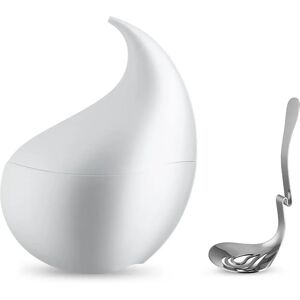 Set Nunziatella de Alessi - Recipient și Lingură pentru Mozzarella - Alb Set Nunziatella de Alessi - Recipient și Lingură pentru Mozzarella - Alb