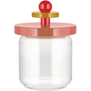 Alessi Pink Glass Jar with Beechwood Lid - 750ml - Glass Jar Alessi Pink Glass Jar with Beechwood Lid - 750ml - Glass Jar