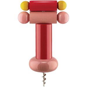 Alessi Beechwood Corkscrew - Red - 100 Values Collection Alessi Beechwood Corkscrew - Red - 100 Values Collection