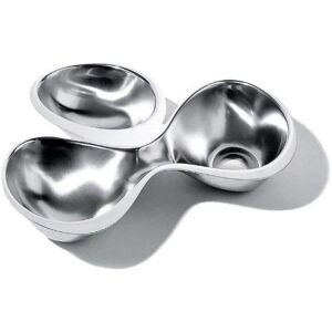 Alessi Babyboop Roestvrijstalen Schaal - Unisex - 3 Compartimenten Alessi Babyboop Roestvrijstalen Schaal - Unisex - 3 Compartimenten