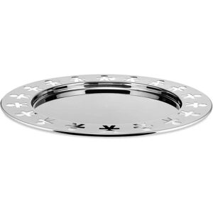 Alessi Girotondo Round Tray - Stainless Steel - 40cm Alessi Girotondo Round Tray - Stainless Steel - 40cm