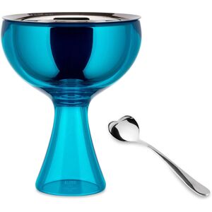 Alessi AMMI01SAZ Set de Cană și Linguriță pentru Înghețată - Set de Cană și Linguriță pentru Înghețată Alessi AMMI01SAZ Set de Cană și Linguriță pentru Înghețată - Set de Cană și Linguriță pentru Înghețată
