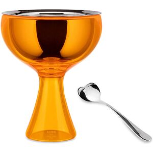 Alessi Big Love orange cup and spoon set - Ice Cream Alessi Big Love orange cup and spoon set - Ice Cream