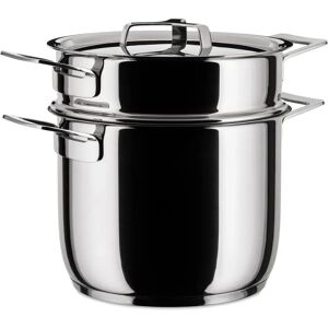 Alessi Gryte- og Pannesett - Rustfritt stål for induktion Alessi Gryte- og Pannesett - Rustfritt stål for induktion