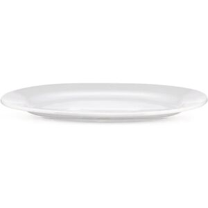 Alessi AJM28/22 Plato de Servicio Ovalado en Porcelana Blanca - Plato para Comer Alessi AJM28/22 Plato de Servicio Ovalado en Porcelana Blanca - Plato para Comer