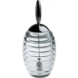Alessi Honey Pot TW01 - Beehive Design Glass & Steel - Honey Dispenser - 350ml Alessi Honey Pot TW01 - Beehive Design Glass & Steel - Honey Dispenser - 350ml