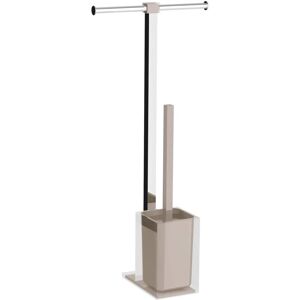 Brosse de toilettes Rainbow Gedy - Taupe Clair - Publicité Brosse de toilettes Rainbow Gedy - Taupe Clair - Publicité