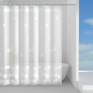 GEDY Vit PVC Duschgardin - Duschgardin GEDY Vit PVC Duschgardin - Duschgardin