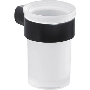 Gedy Pirenei badeværelsestilbehør - Satin sort glas Gedy Pirenei badeværelsestilbehør - Satin sort glas