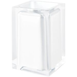 Gedy Rainbow Toothbrush Holder - Toothbrush Holder, Resin, White - 7.2x7.2x11cm Gedy Rainbow Toothbrush Holder - Toothbrush Holder, Resin, White - 7.2x7.2x11cm
