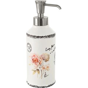 Dispensador de jabón de cerámica blanco Gedy Clothilde - 20x7,2x7,2 cm Dispensador de jabón de cerámica blanco Gedy Clothilde - 20x7,2x7,2 cm