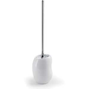 GEDY Iside Toilet Brush Holder - Floor-mounted White Resin Sand Finish GEDY Iside Toilet Brush Holder - Floor-mounted White Resin Sand Finish